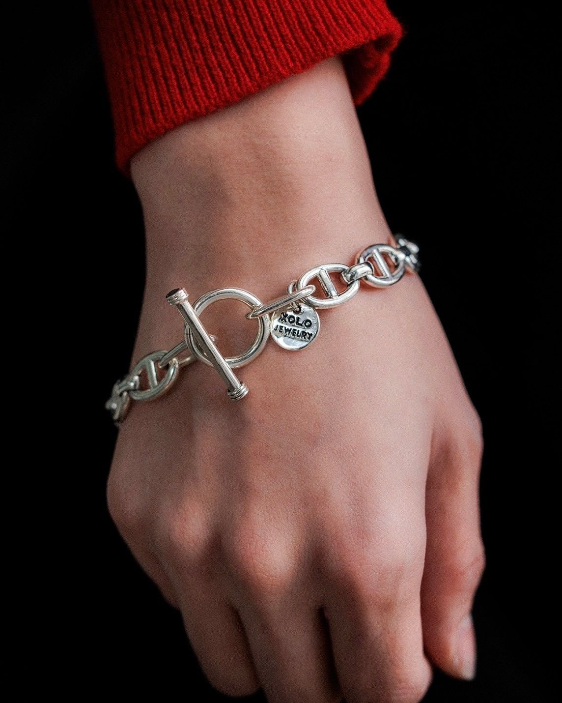 XOLO - XOLO JEWELRY ショロジュエリー / Anchor Link Bracelet-10mm