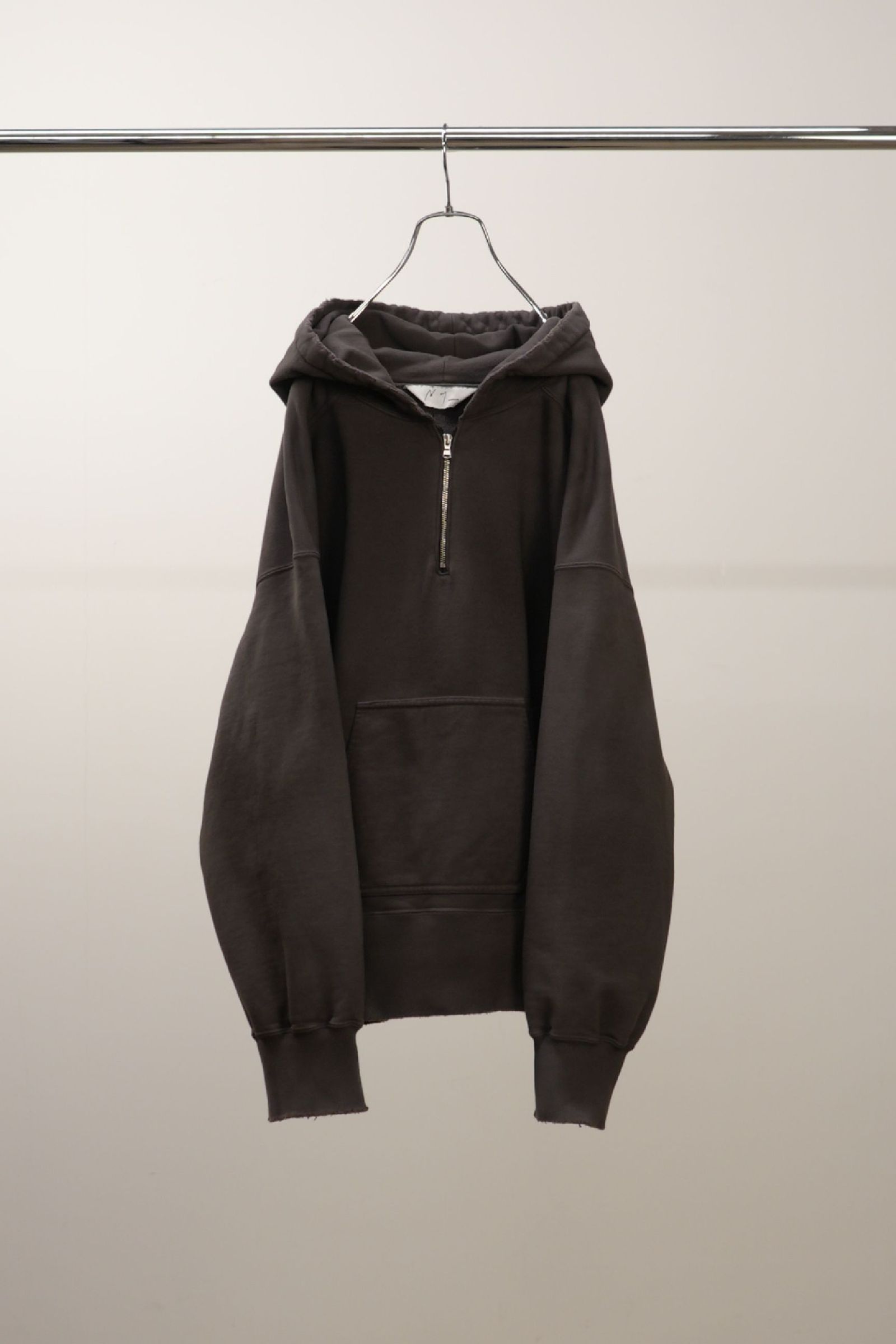 ANCELLM - HALF ZIP HOODIE | GRAY | フーディー | NapsNote