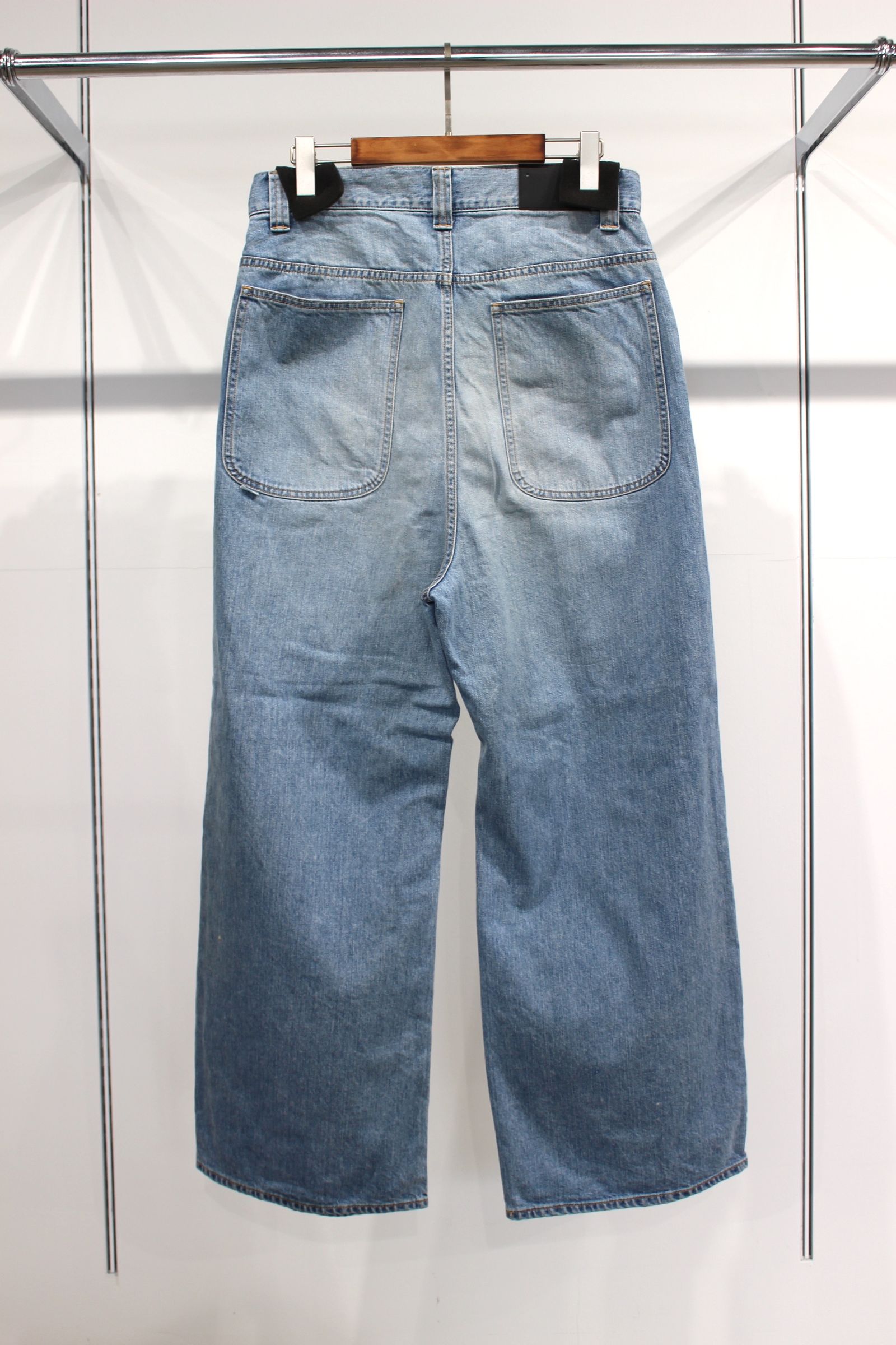 JIEDA - DAMAGE ONE TUCK WIDE STRAIGHT DENIM/ストレートパンツ
