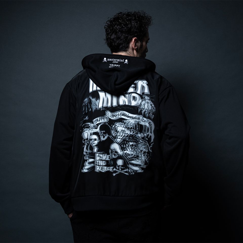 mastermind JAPAN - xTRIPPY ART ZIP PARKA ROCK STARS Black | River