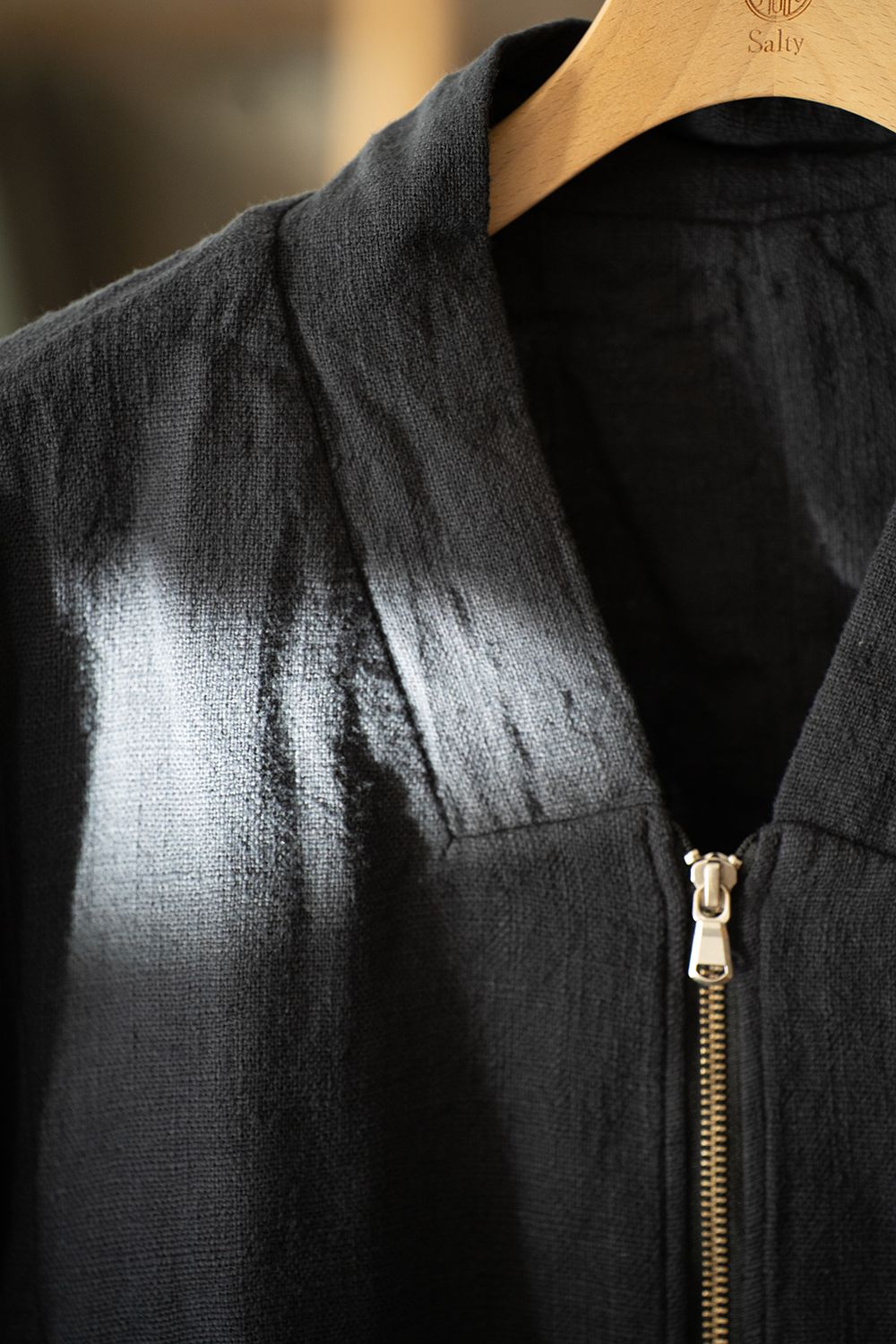 MITTAN - 【ラスト1点】SNチャルカkalaコットンブルゾン(墨黒) | Salty