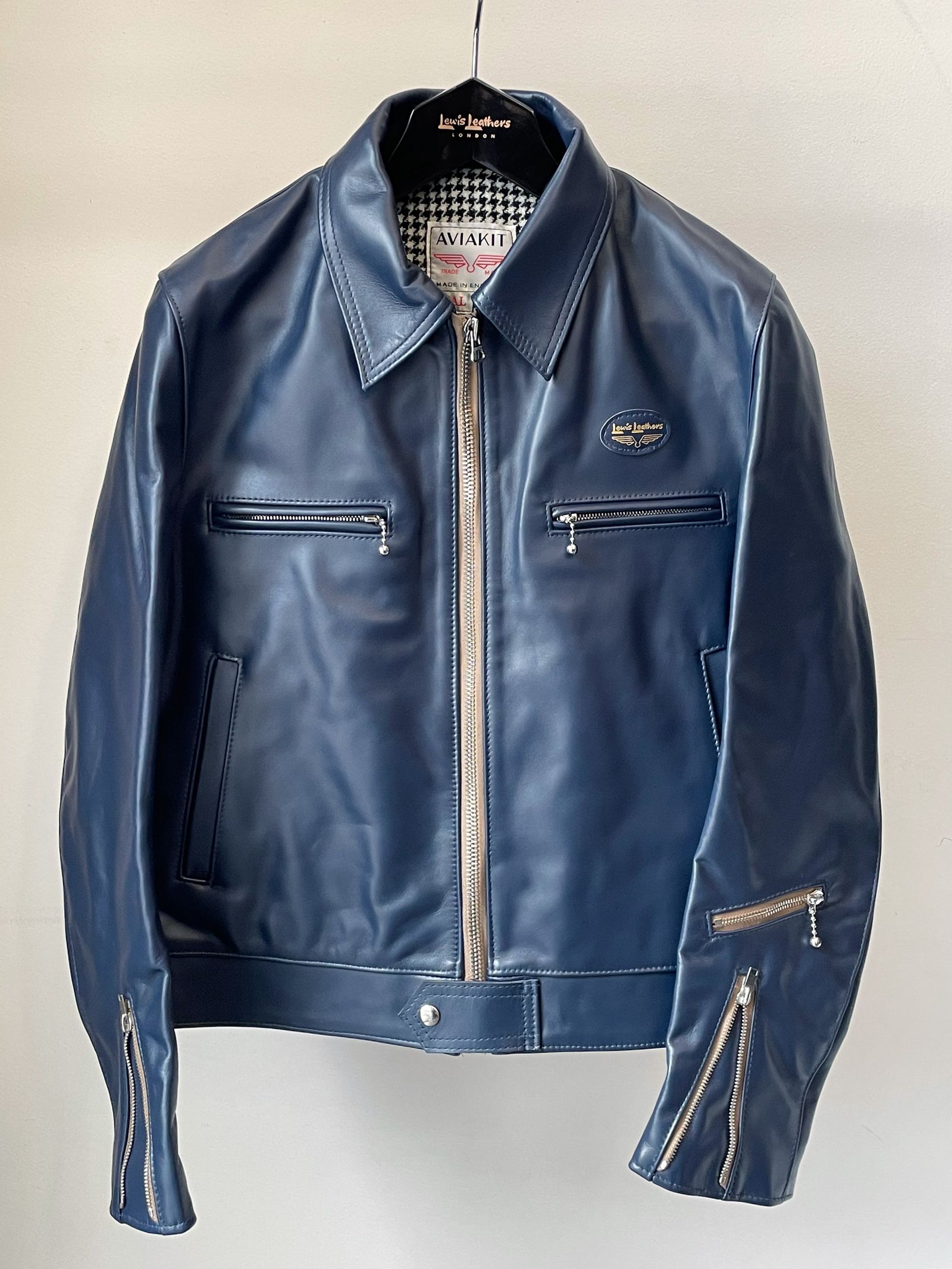 ドミネーター551：ホースハイド(ネイビー） | Lewis Leathers Lewis