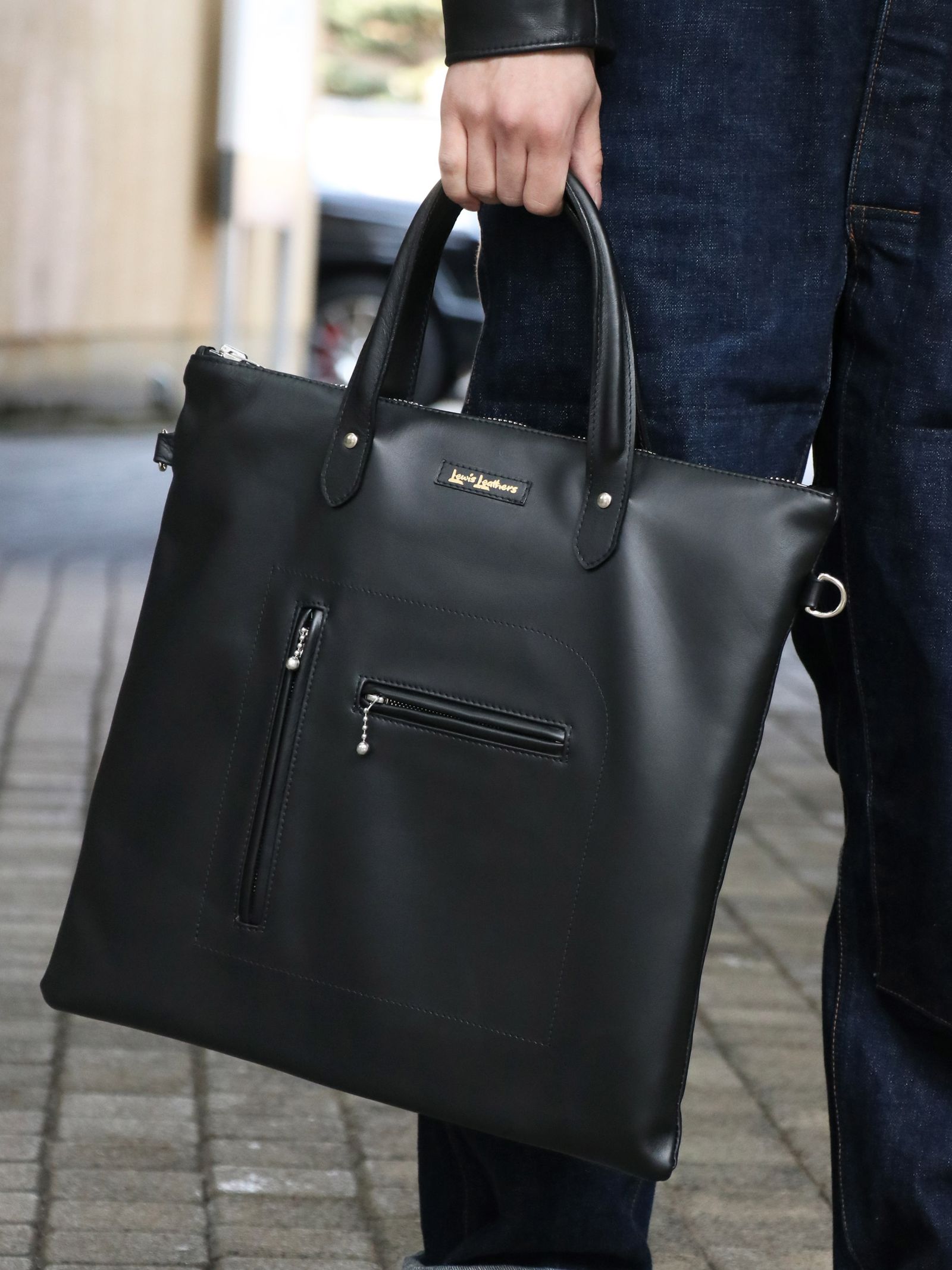 Lewis Leathers - BRONX BAG (BLACK) | SKANDA