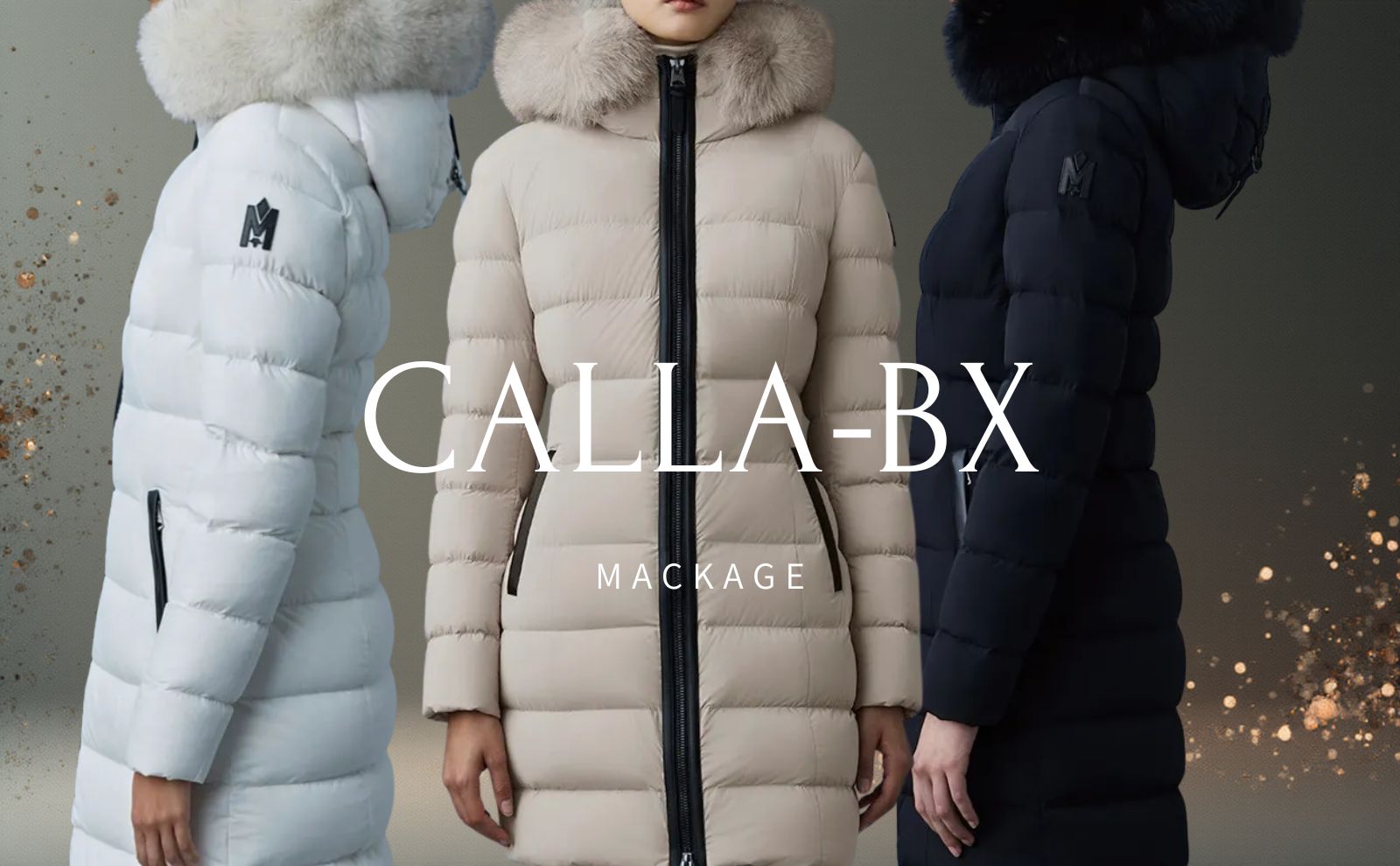 めりるか！MACKAGE CALLA-BX オフホワイト ダウンマッ カナダ直送