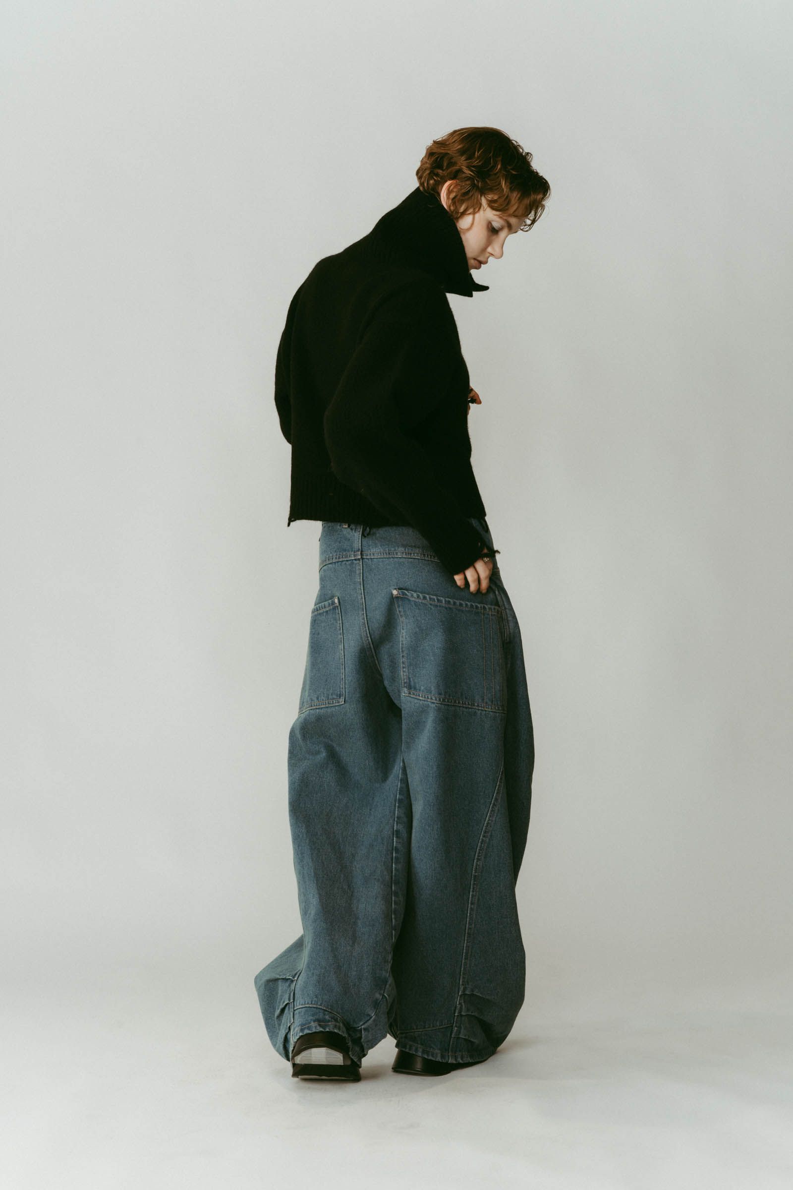 Knuth Marf - tuck design denim pants / タックデザインデニムパンツ
