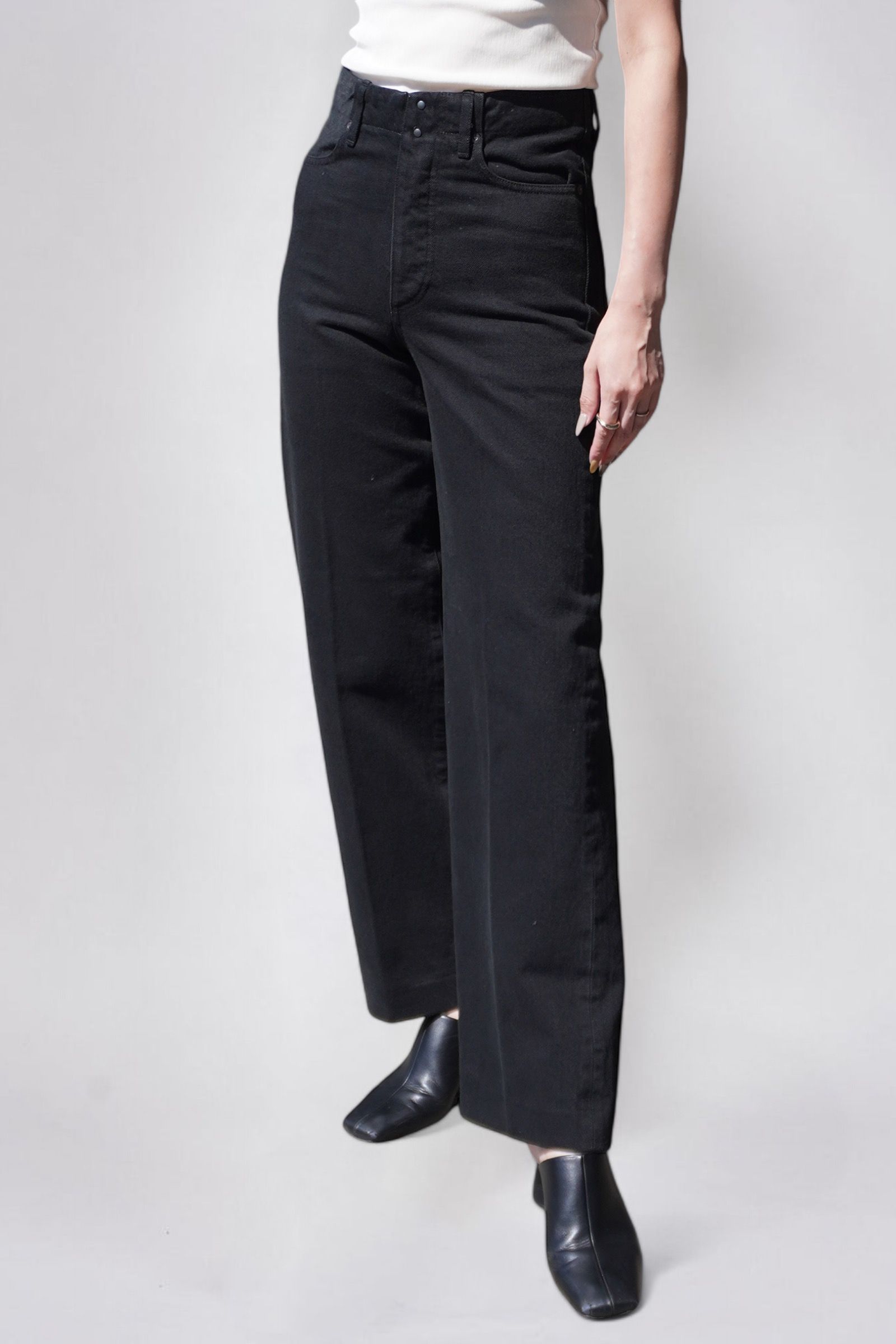 TANAKA - THE JEAN TROUSERS / デニムトラウザー (オーバーダイ