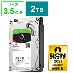 IronWolf ST2000VN004 バルク品 (3.5インチ/2TB/SATA)｜の通販は