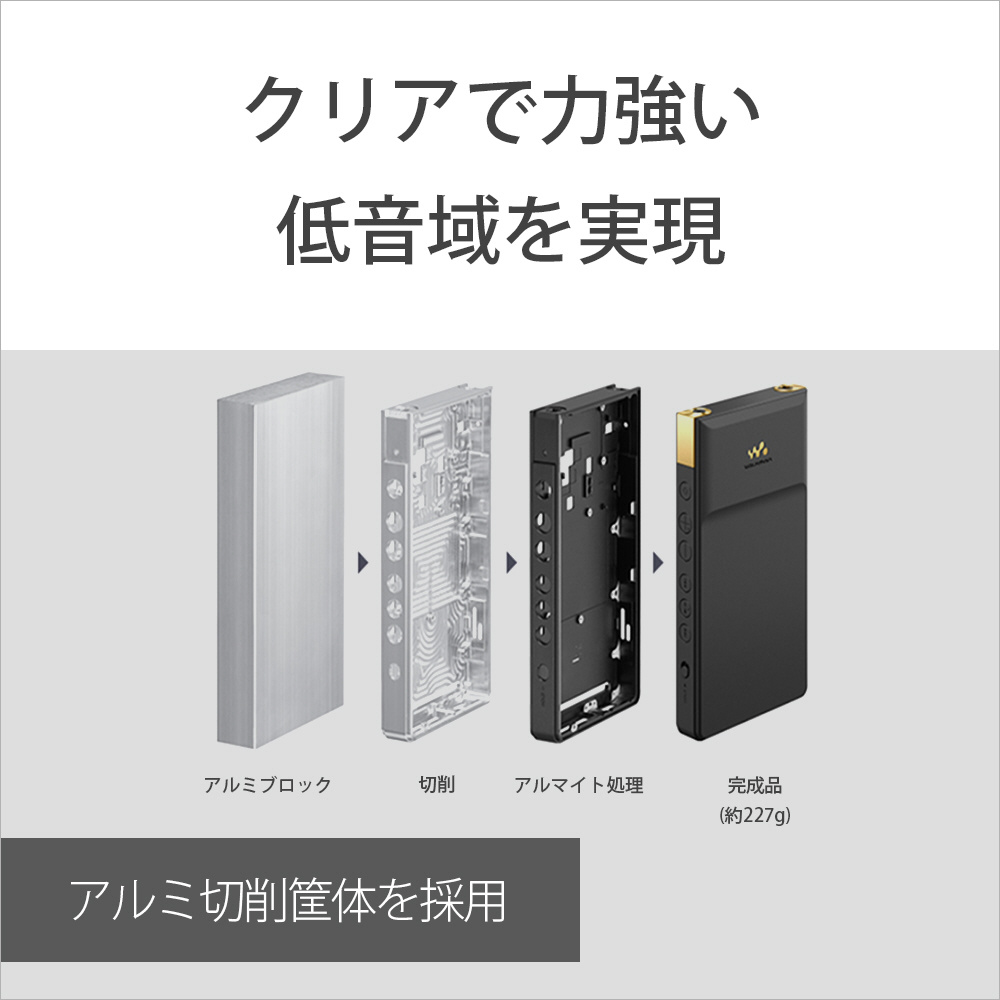 ウォークマンWALKMAN2023年モデル ブラック NW-ZX707 C ［ハイレゾ対応