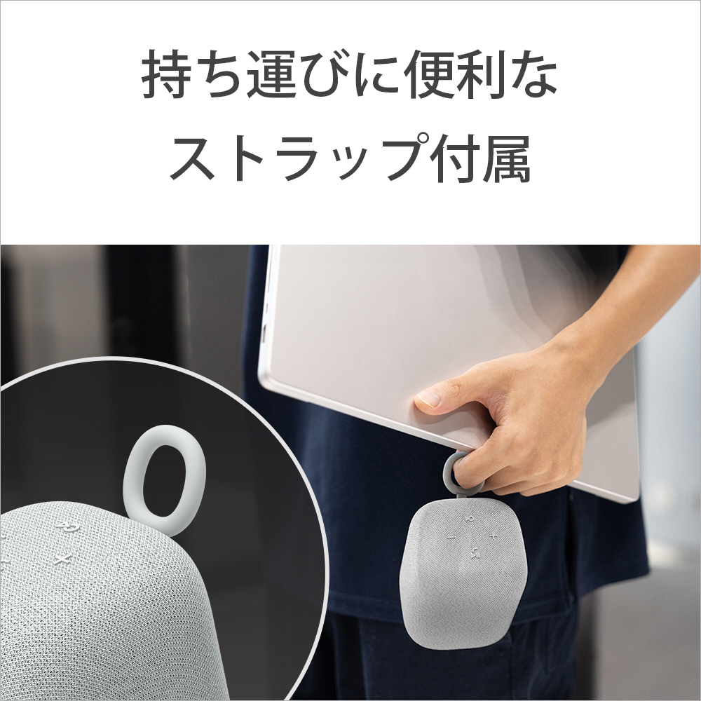 ブルートゥーススピーカー LinkBuds Speaker ライトグレー SRS-LS1 HC