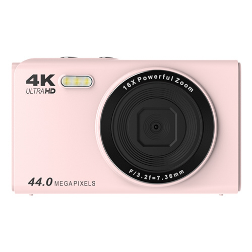 デジタルカメラ 4400万画素 4K録画 32GBカード付 ピンク｜の通販は