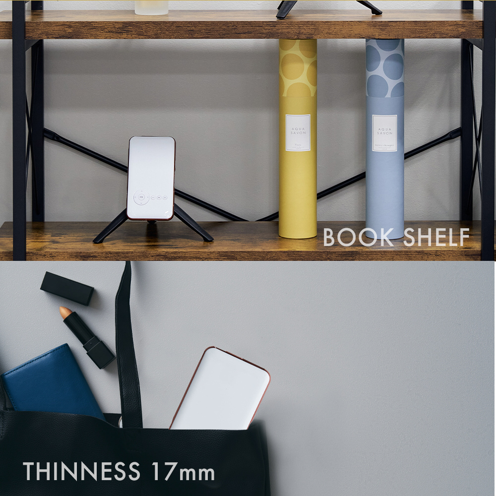 スマホ型プロジェクター カベーニ KABENI（カベーニ） ブラック T89AQ