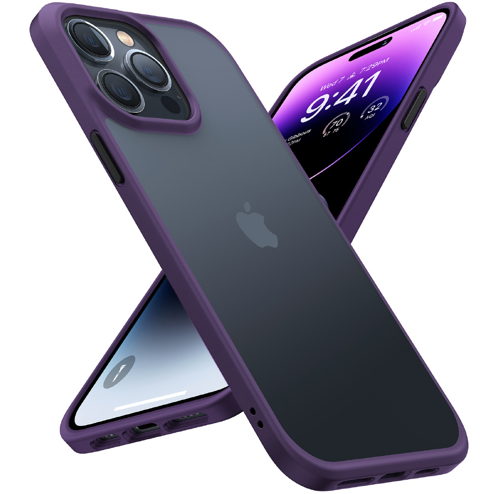 Torras - Guardian Case for iPhone 14 Pro [ ダークパープル ]｜の
