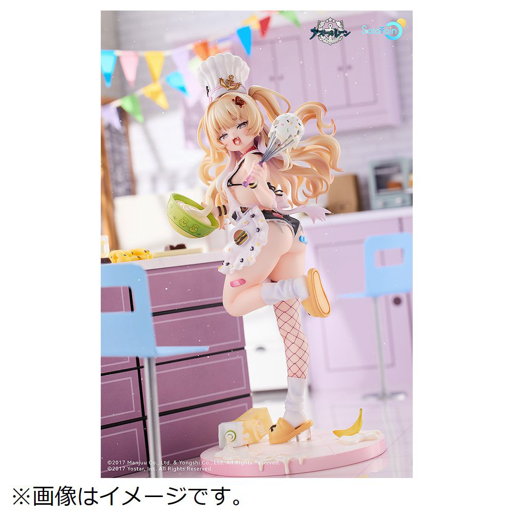 塗装済み完成品 1/7 アズールレーン バッチ アニバーサリーイラスト