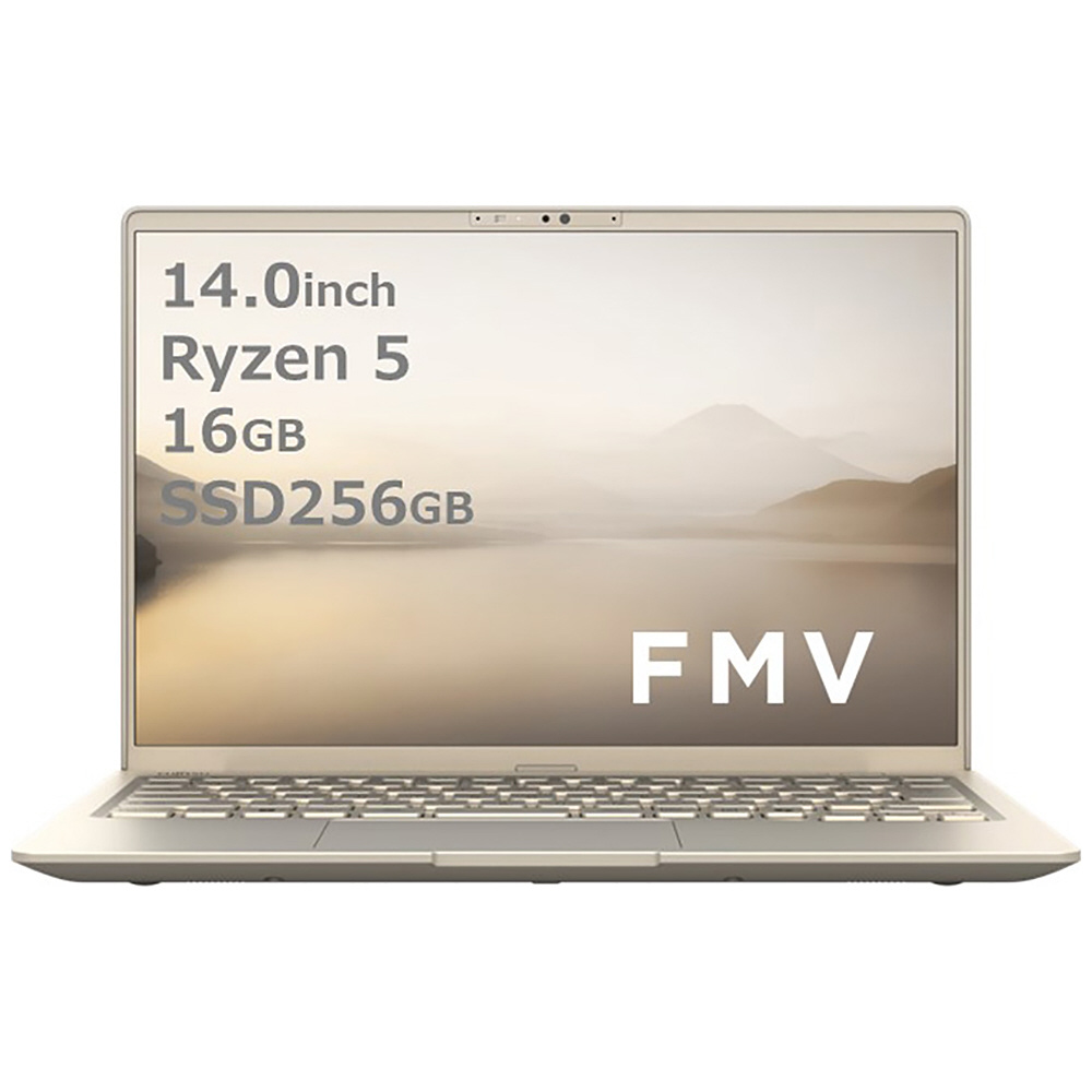 ノートパソコン FMV LIFEBOOK MH55/J3 ベージュゴールド FMVM55J3G