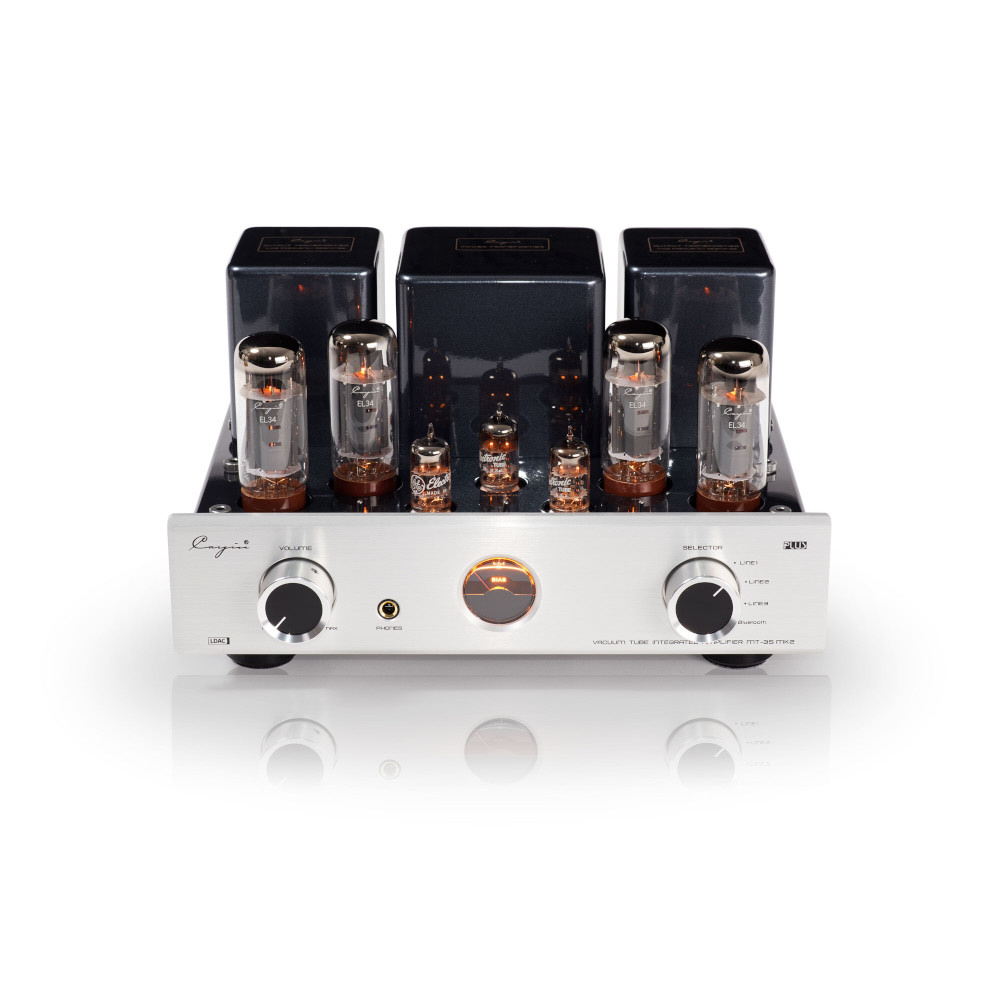 真空管ヘッドホンアンプ シルバー MT-35MK2PLUSBTSLV ［DAC機能対応