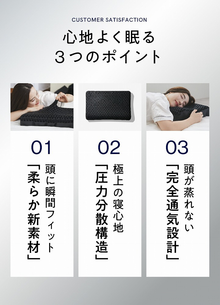 ヒツジのいらない枕-至極- 【テンセル枕カバー付き】｜の通販は