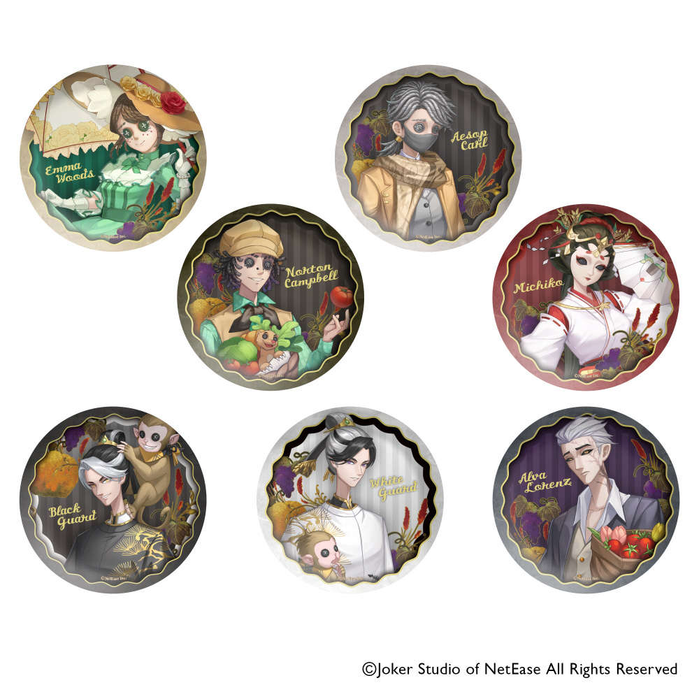 第五人格 画家 名札風バッジ 第五人格 画家 名札風バッジ 【公式通販】