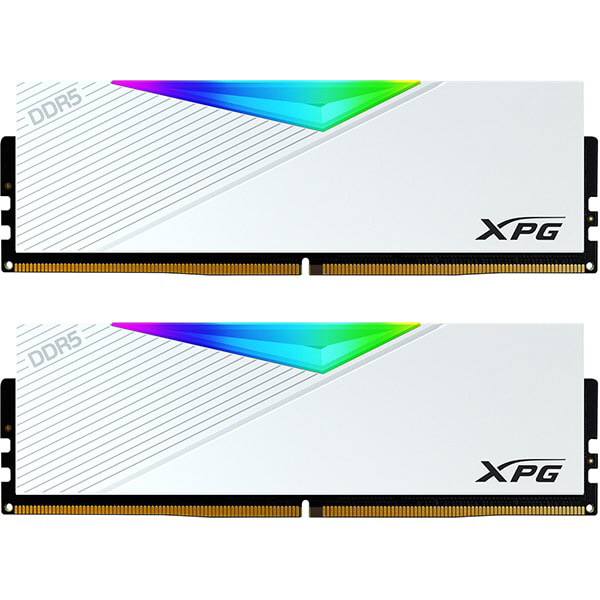 増設メモリ XPG LANCER RGB DDR5-6400 ホワイト AX5U6400C3216G