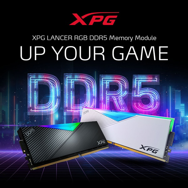 増設メモリ XPG LANCER RGB DDR5-6400 ホワイト AX5U6400C3216G