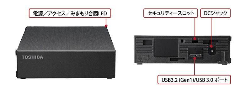 HD-TDA6U3-B ［据え置き型 /6TB］ 外付けHDD USB-A接続 TOSHIBA Canvio