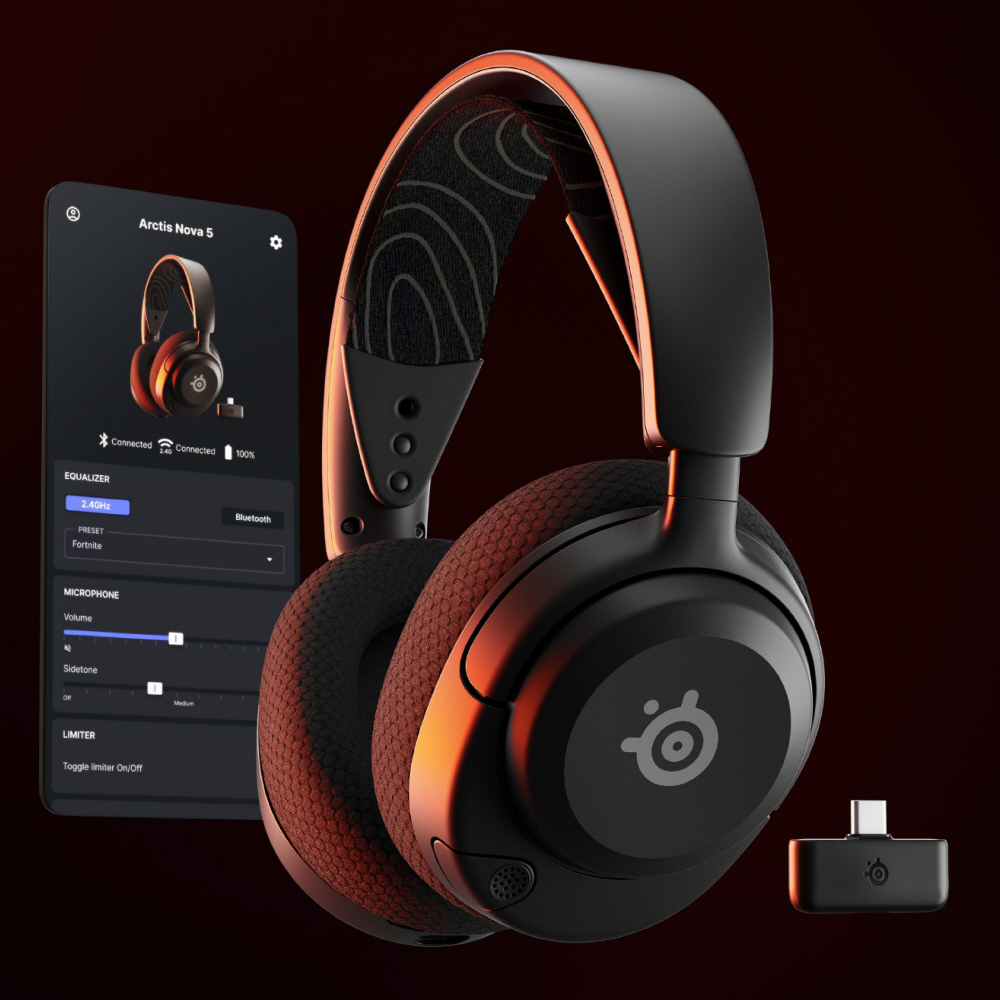 ゲーミングヘッドセット Arctis Nova 5ワイヤレス ［ ワイヤレス