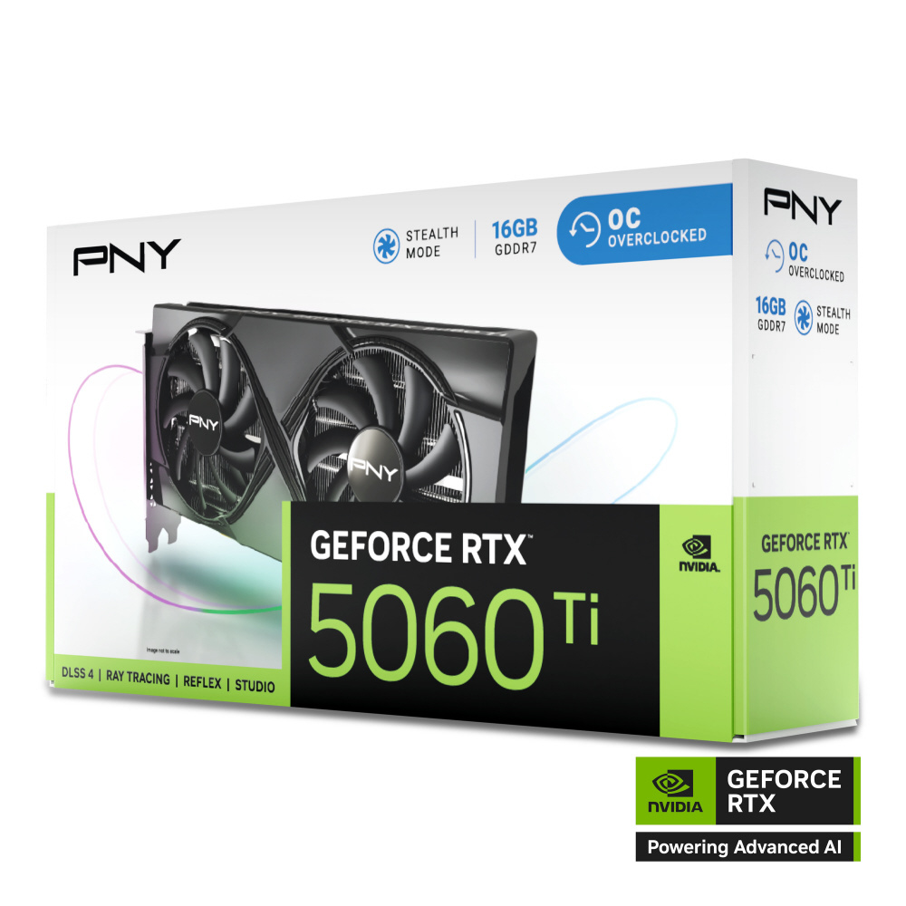 グラフィックボード GeForce RTX 5060 Ti 16GB Overclocked Dual Fan