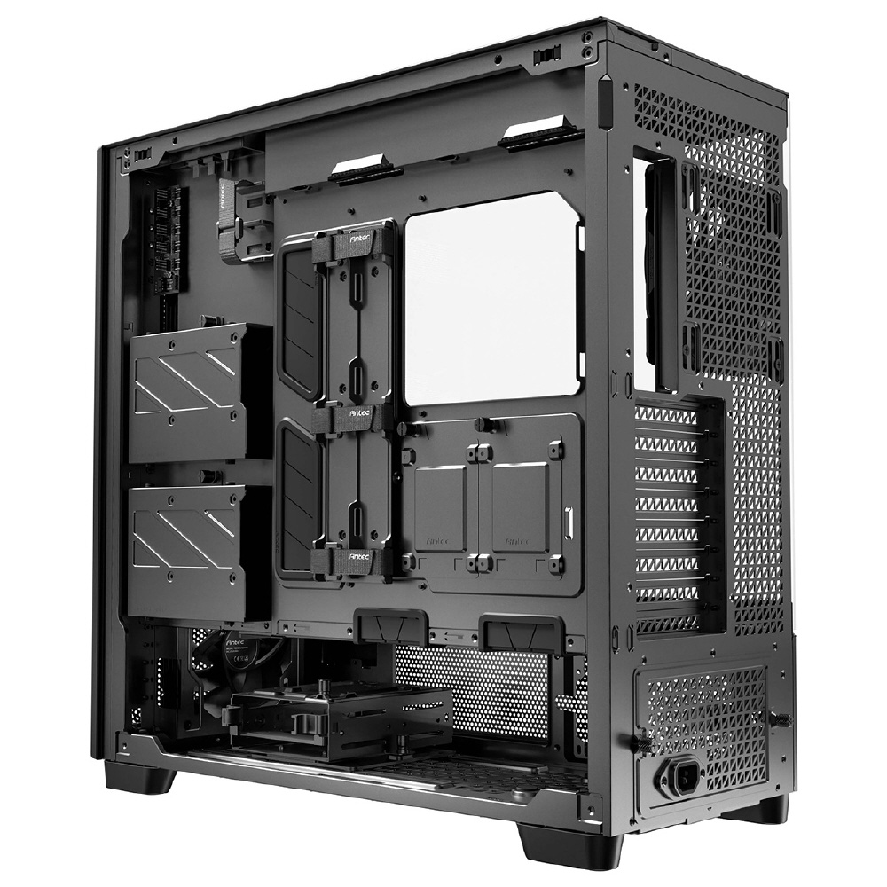 PCケース [ATX /Micro ATX /Extended ATX /Mini-ITX] ブラック FLUX