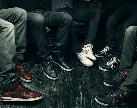 コンバース バイ ジョン バルベイトス レザー ウェポン ハイ トップ