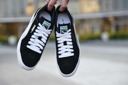 プーマ スエード 90681S ブラック/シルバー (366102-01) - スニーカー