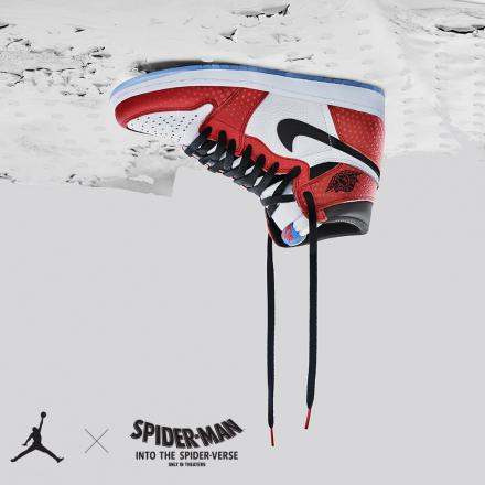 国内12月14日発売予定】スパイダーマン × ナイキ エア ジョーダン 1