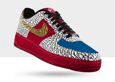 1月限定素材】 ナイキiD エアフォース1 プレミアム エレファント