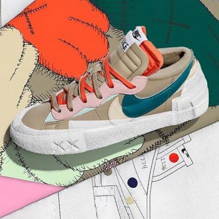 国内12月9日/10日発売予定】カウズ × サカイ × ナイキ ブレーザー ロー