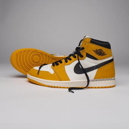 国内12月27日発売予定】ナイキ エアジョーダン 1 ハイ OG イエロー