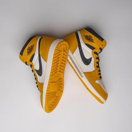 国内12月27日発売予定】ナイキ エアジョーダン 1 ハイ OG イエロー