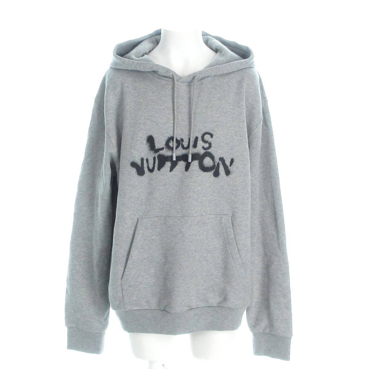ルイヴィトン/パーカー/グレー×ライトブルー×パープル×黒/サイズ：XLの