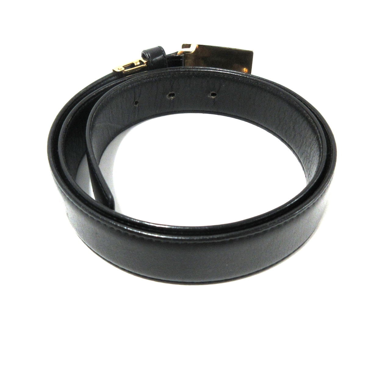 イヴサンローラン/ベルト/黒×ゴールドの買取実績【ブランディア】