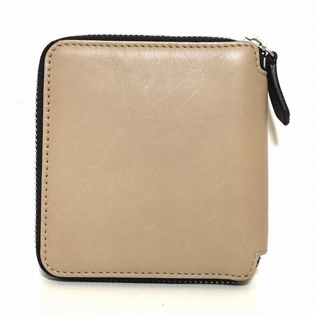 メゾンキツネ/2つ折り財布/ベージュ×マルチの買取実績【ブランディア】
