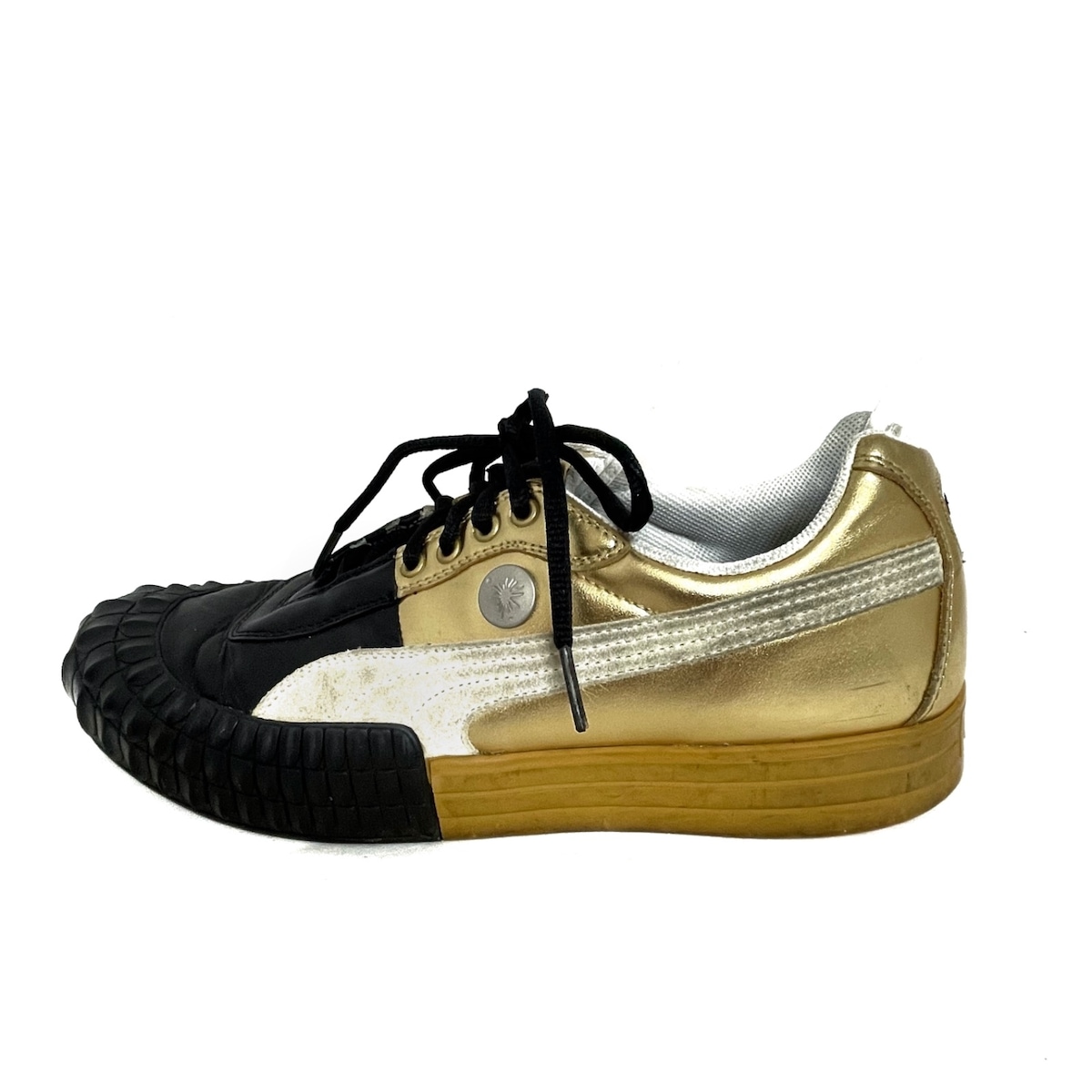 プーマ×ミハラヤスヒロ/スニーカー/ゴールド×黒×ベージュ/サイズ：28の