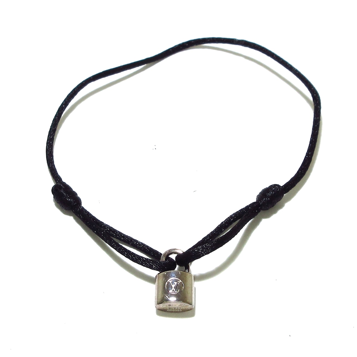 ルイヴィトン/ブレスレット/ブラスレシルバーロックイット/黒×シルバー