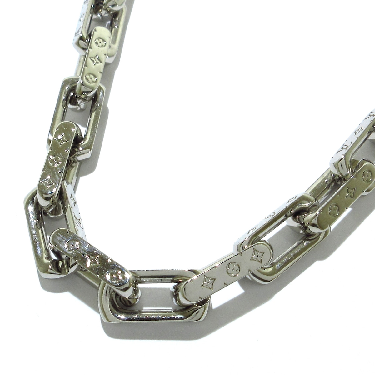 ルイヴィトン/ネックレス/コリエチェーンモノグラム/シルバー/型番