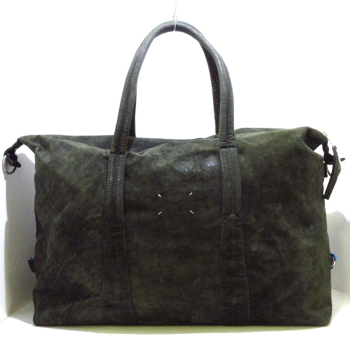 マルタンマルジェラ/ボストンバッグ/グリーングレー/スエードの買取