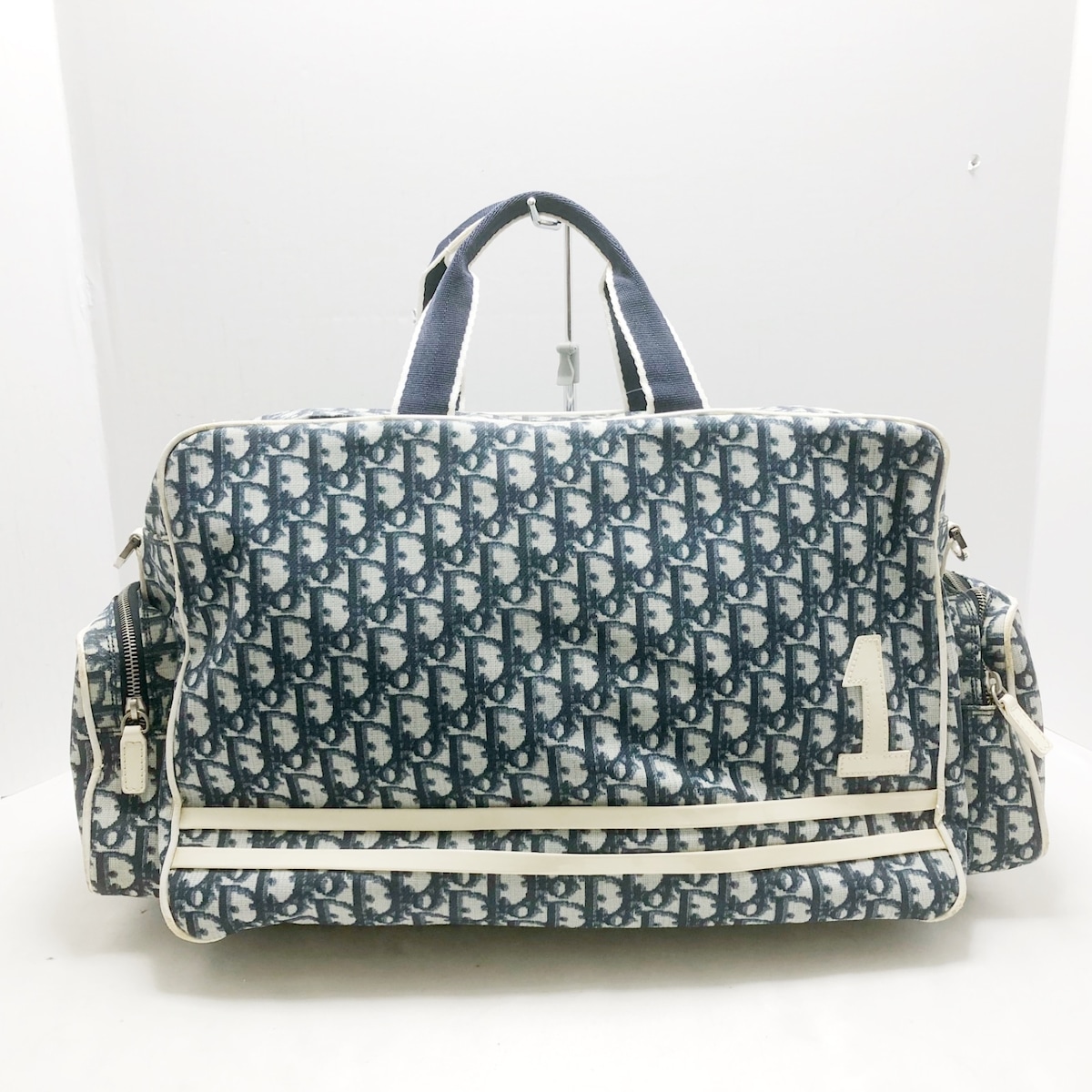 ディオール/クリスチャンディオール/ボストンバッグ/トロッター/白