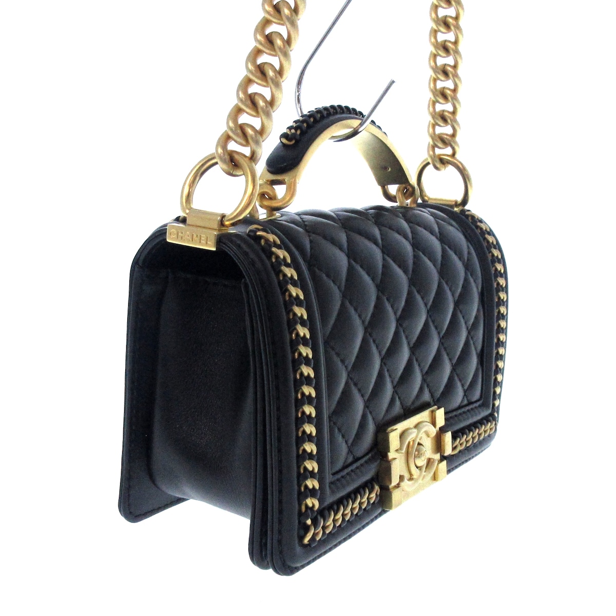 シャネル/ショルダーバッグ/ボーイシャネル トップハンドル フラップ