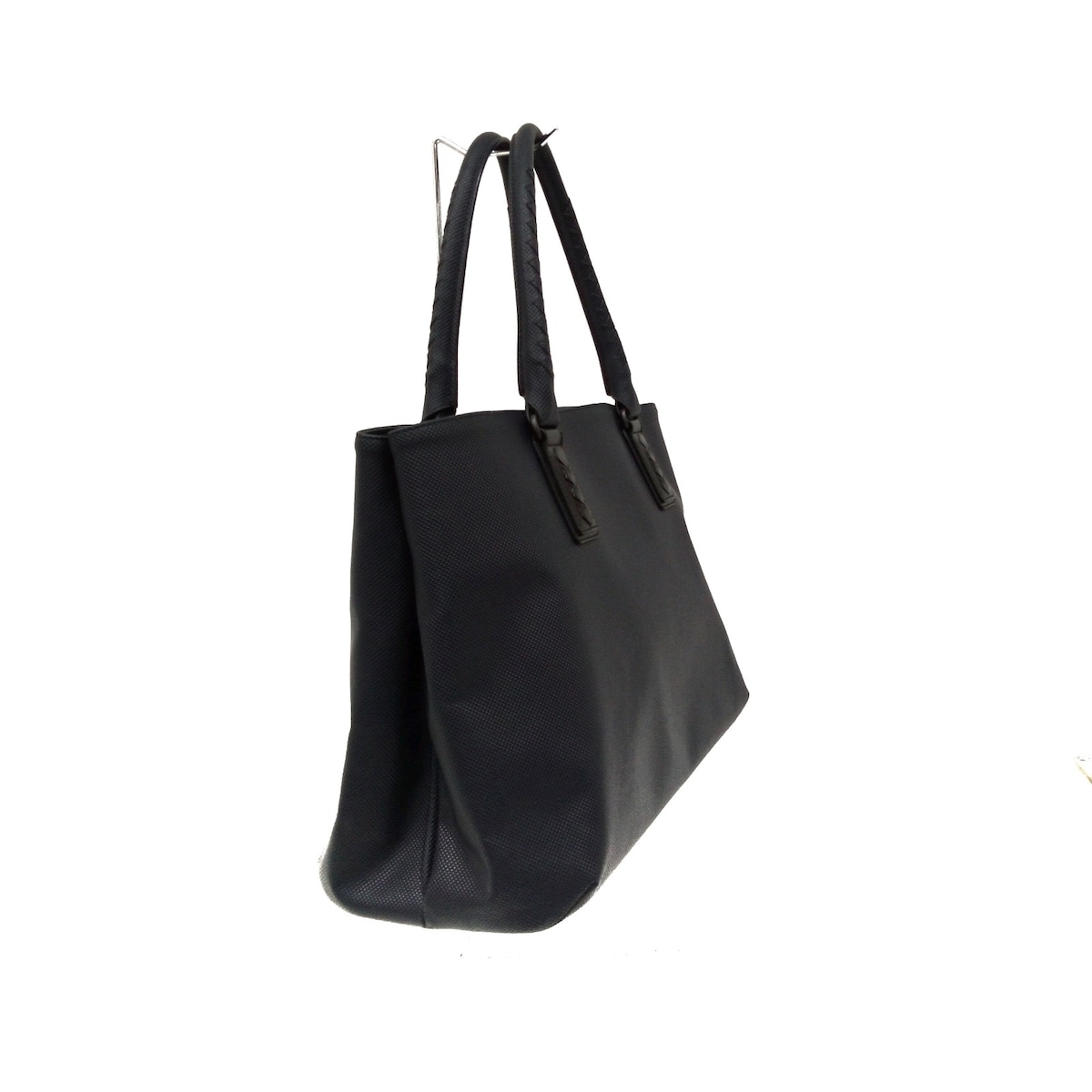 ボッテガヴェネタ/トートバッグ/マルコポーロ/ダークネイビー×黒/PVC