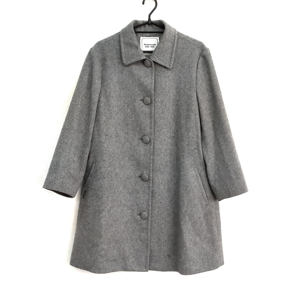 マドモアゼルノンノン/コート/グレー/サイズ：表記サイズ無しの買取
