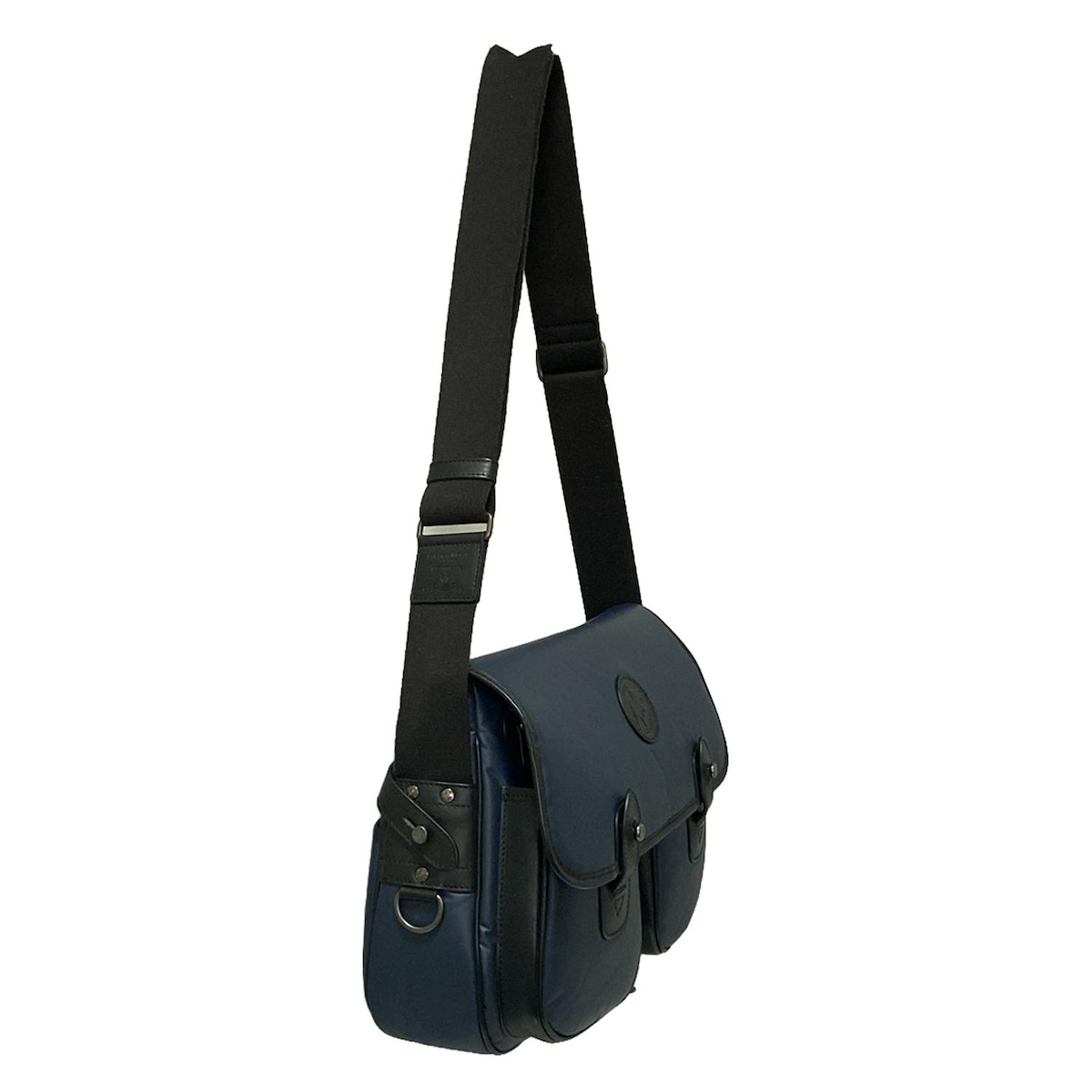 ハンティングワールド/ショルダーバッグ/ダークネイビー×黒/バチュー