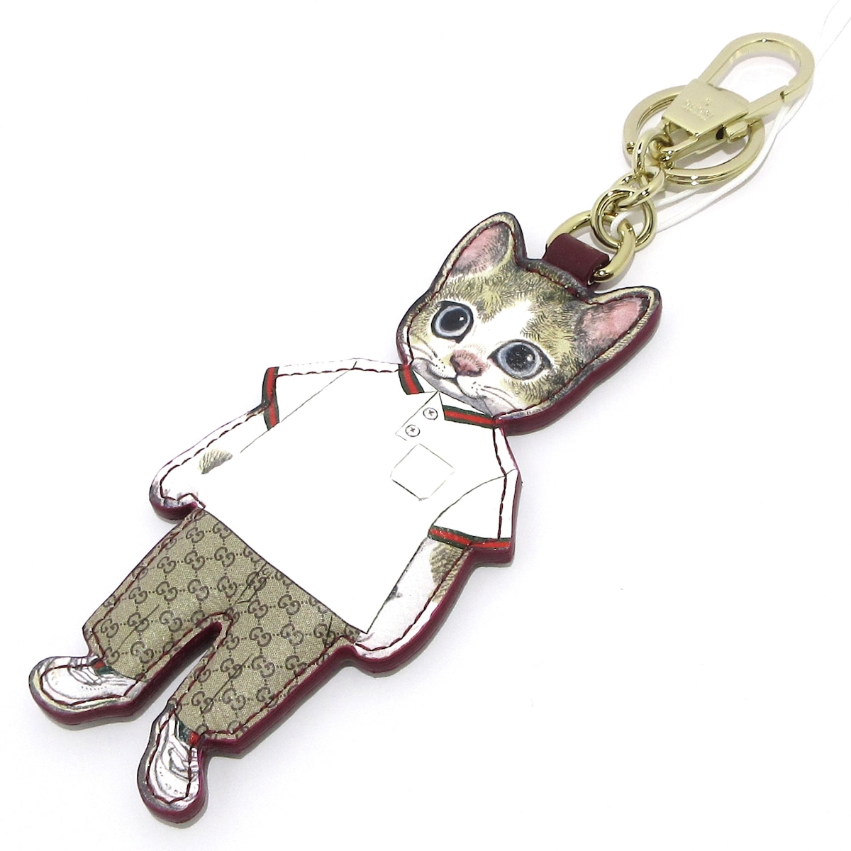 グッチ/キーホルダー(チャーム)/白×ベージュ×マルチの買取実績【ブラン