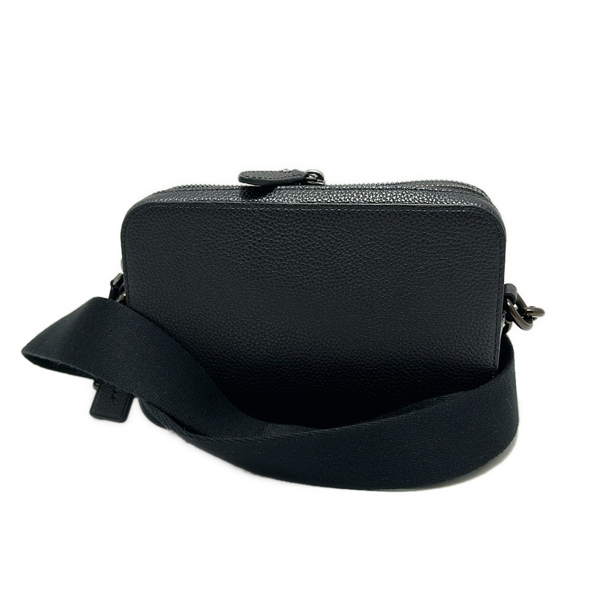 コーチ/ショルダーバッグ/チャーター クロスボディ 19/黒/レザー/型番