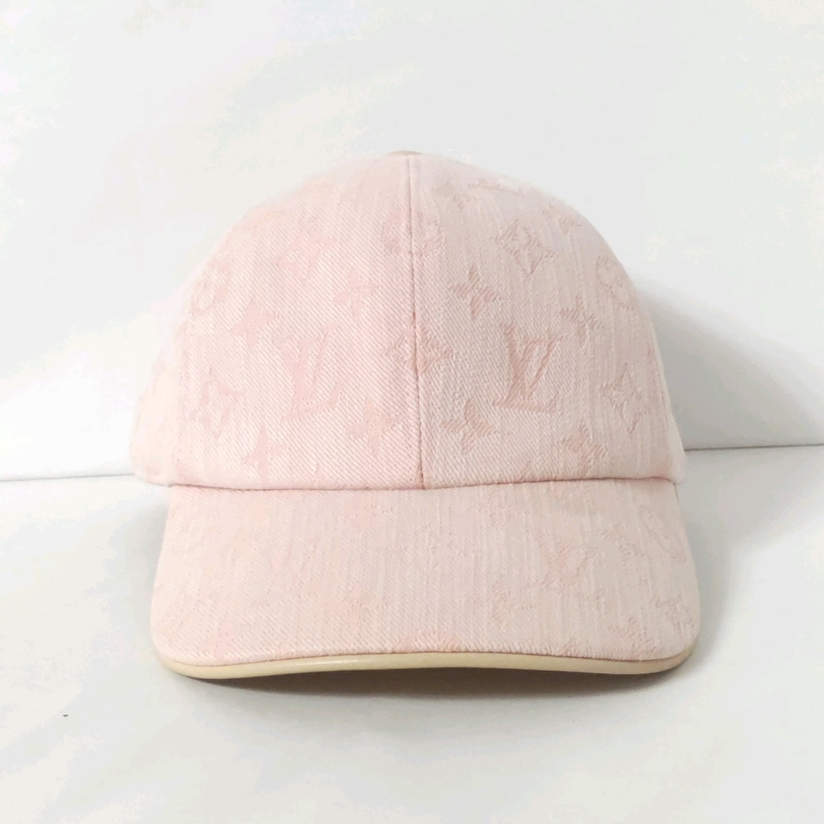 ルイヴィトン/帽子/ピンク/サイズ：□ M(56/57/58) □縦 ⇒ 11.0 cm
