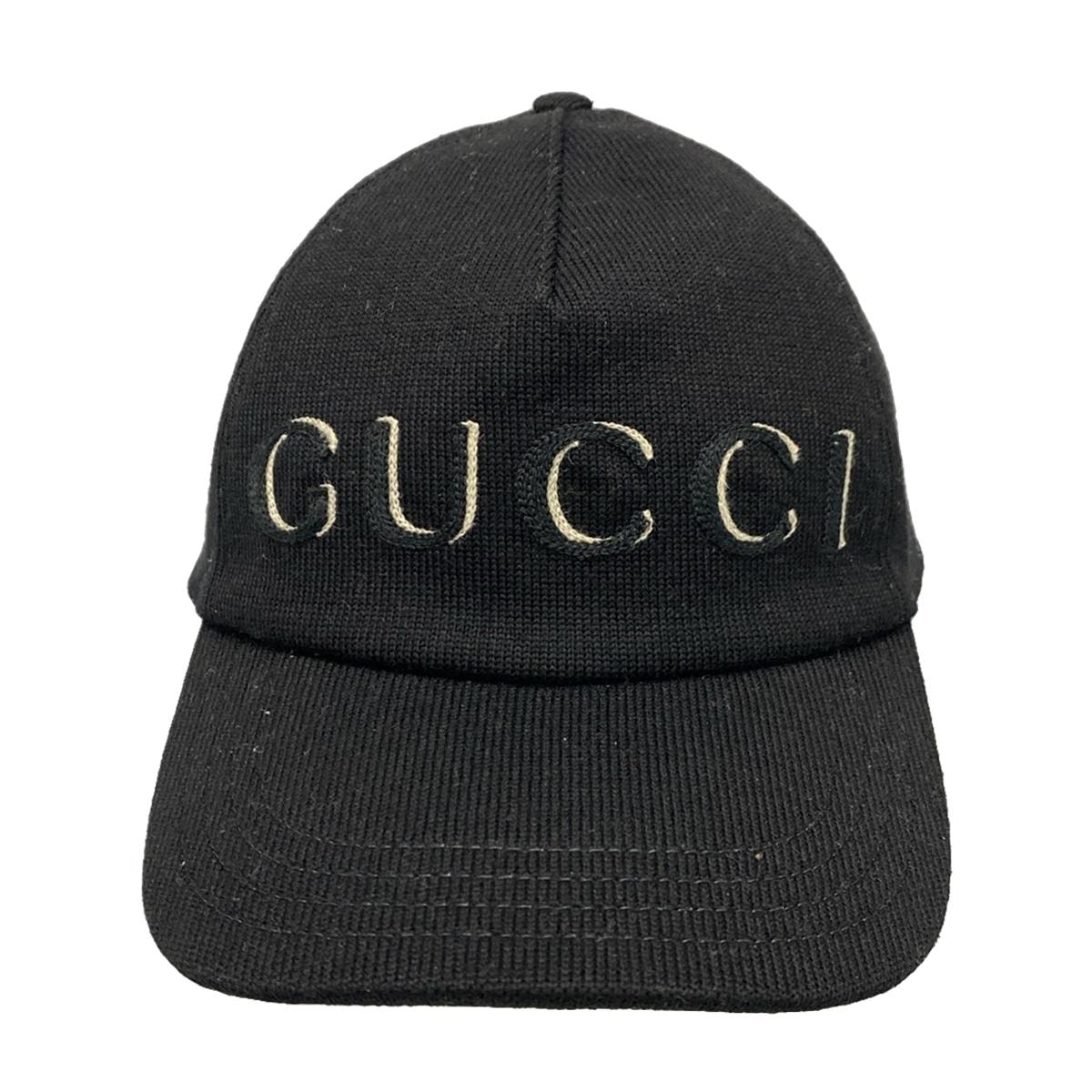 グッチ/帽子/黒×白/サイズ：S 57cmの買取実績【ブランディア】